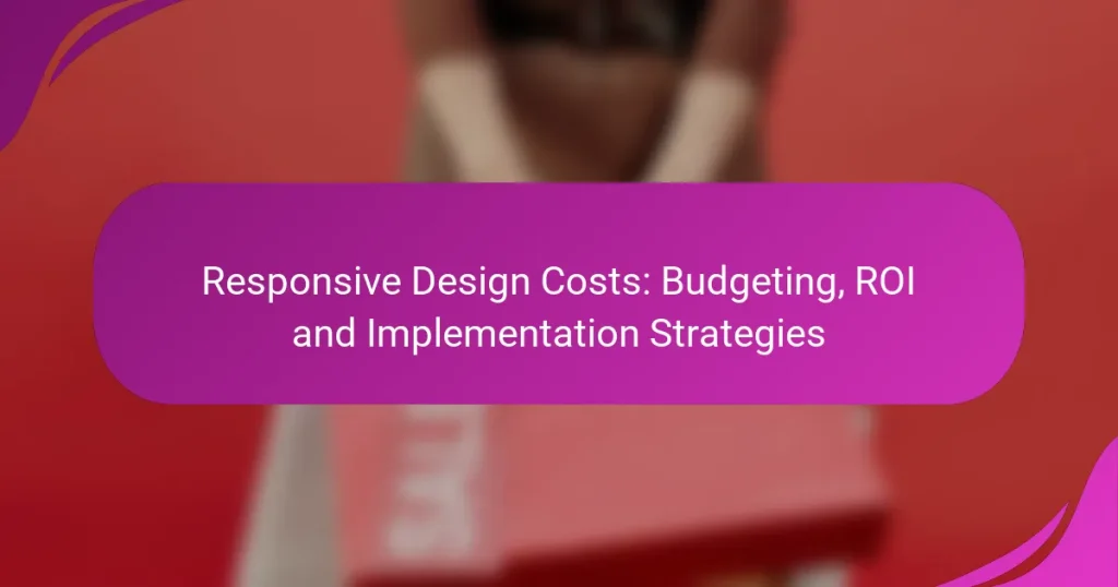 Responsive Tasarım Maliyetleri: Bütçeleme, ROI ve Uygulama Stratejileri