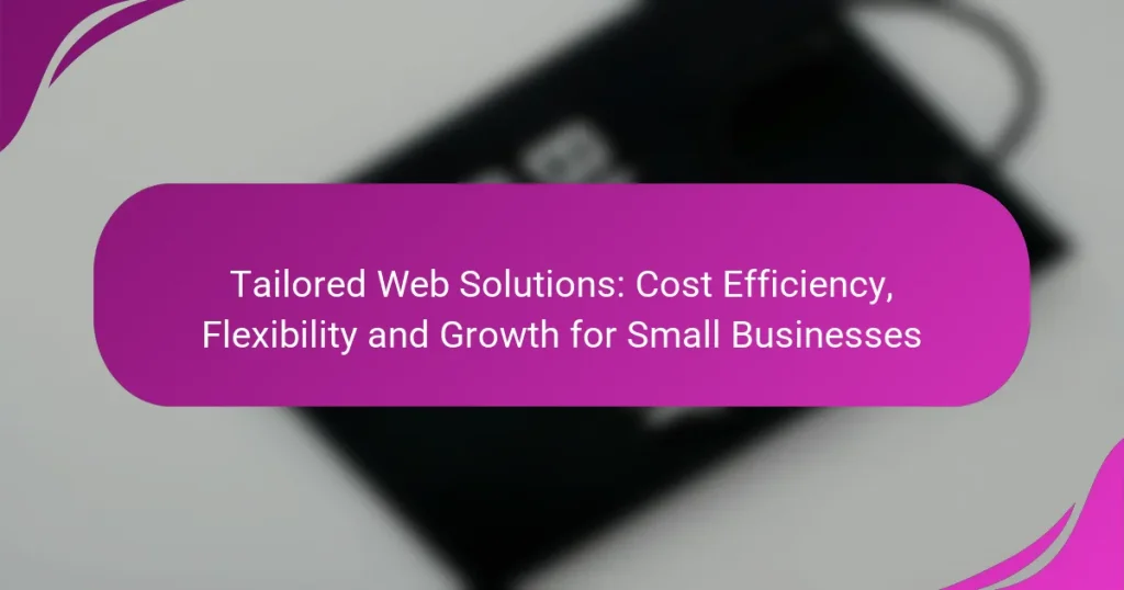 Özel Web Çözümleri: Küçük İşletmeler İçin Maliyet Verimliliği, Esneklik ve Büyüme
