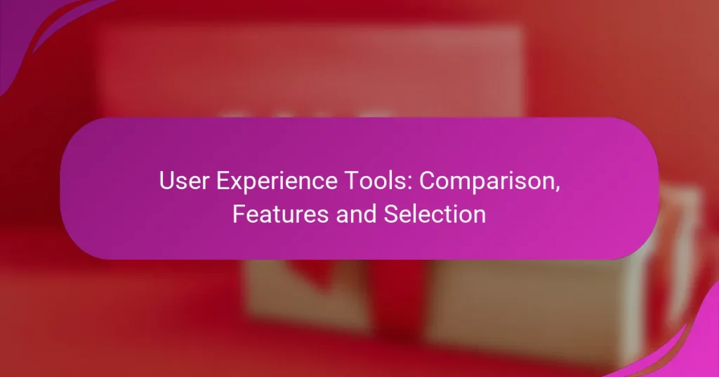 Kullanıcı Deneyimi Araçları: Karşılaştırma, Özellikler ve Seçim
